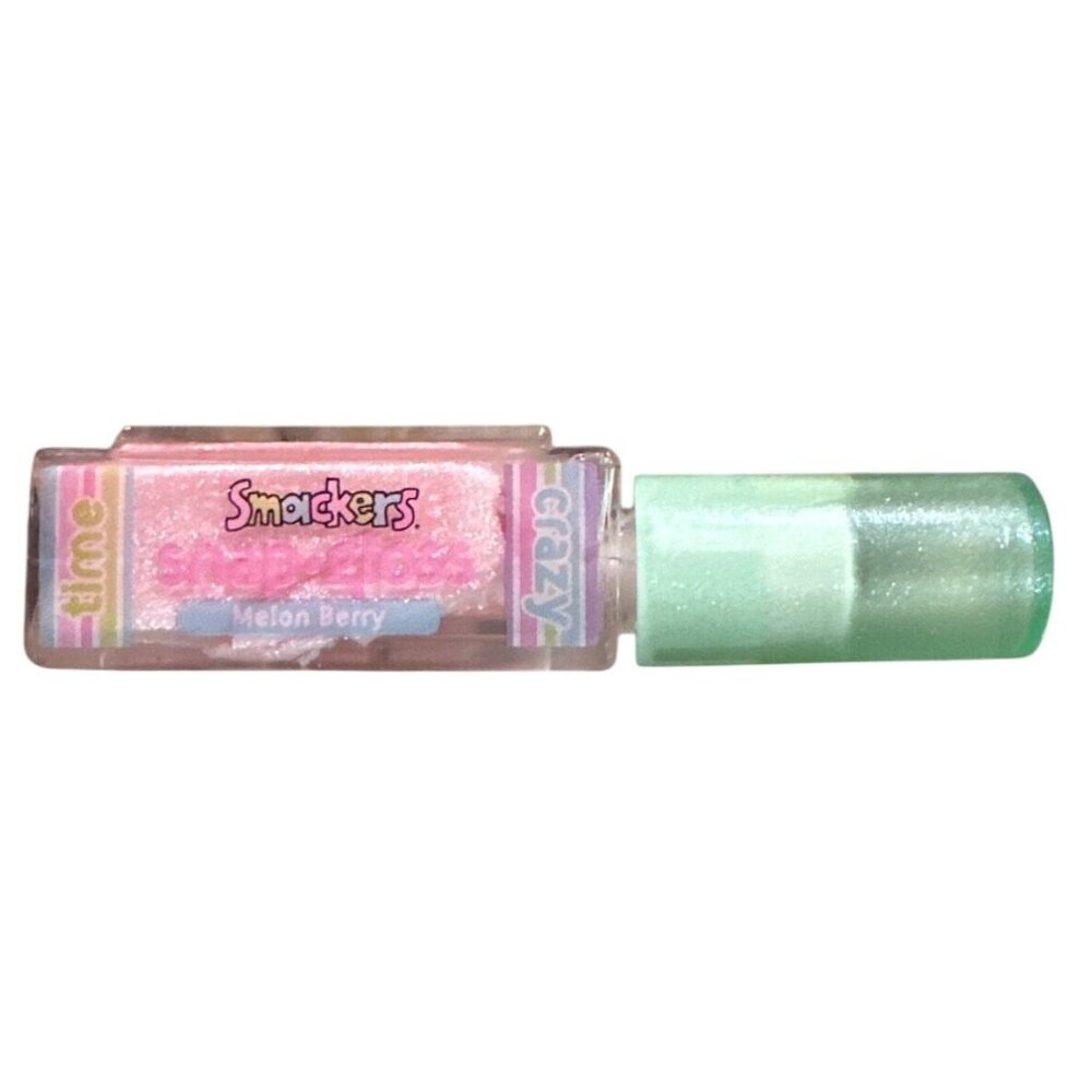 NEW Bubble Font Bonne Bell Lip Smacker MELON BERRY Snap Lip Gloss Discontinued